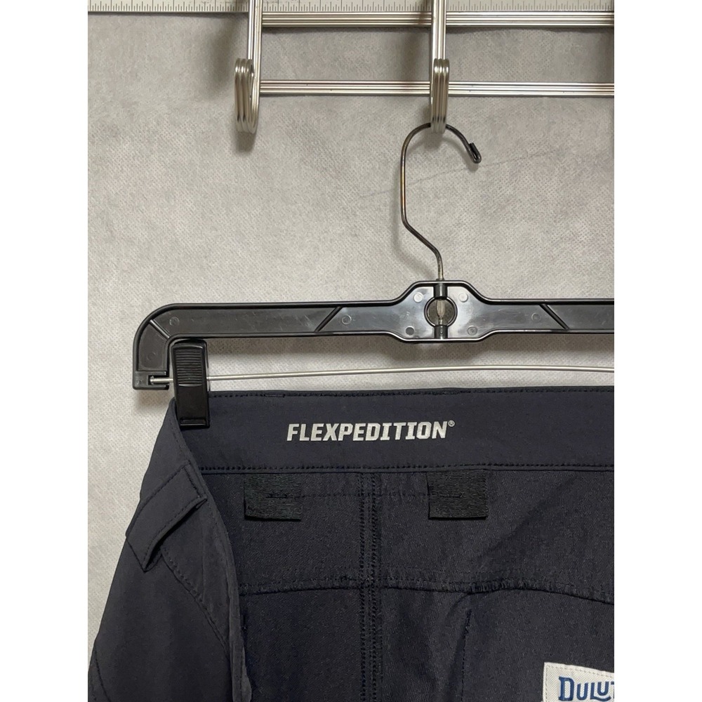 Duluth Pants Men's 42X30 Gray Cargo Straight Flexpedition Hiking Workwear Hybrid - Picture 8 of 11
